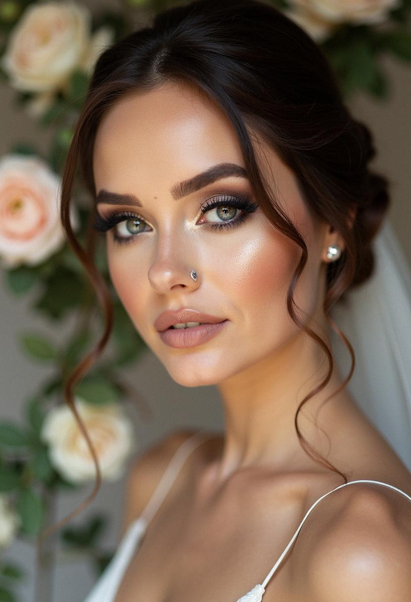 smokey eye wedding makeup