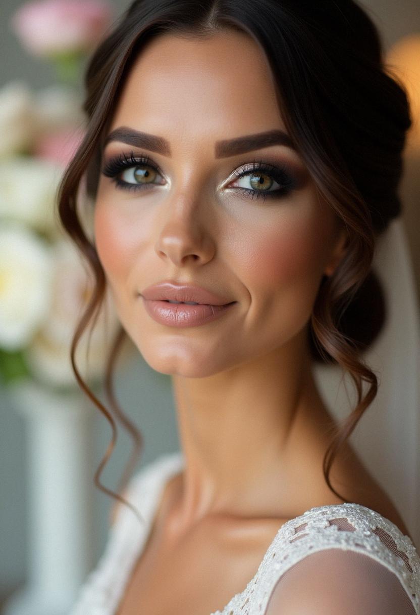 smokey eye wedding makeup