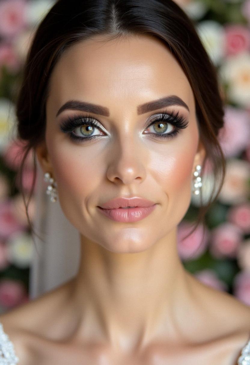 smokey eye wedding makeup