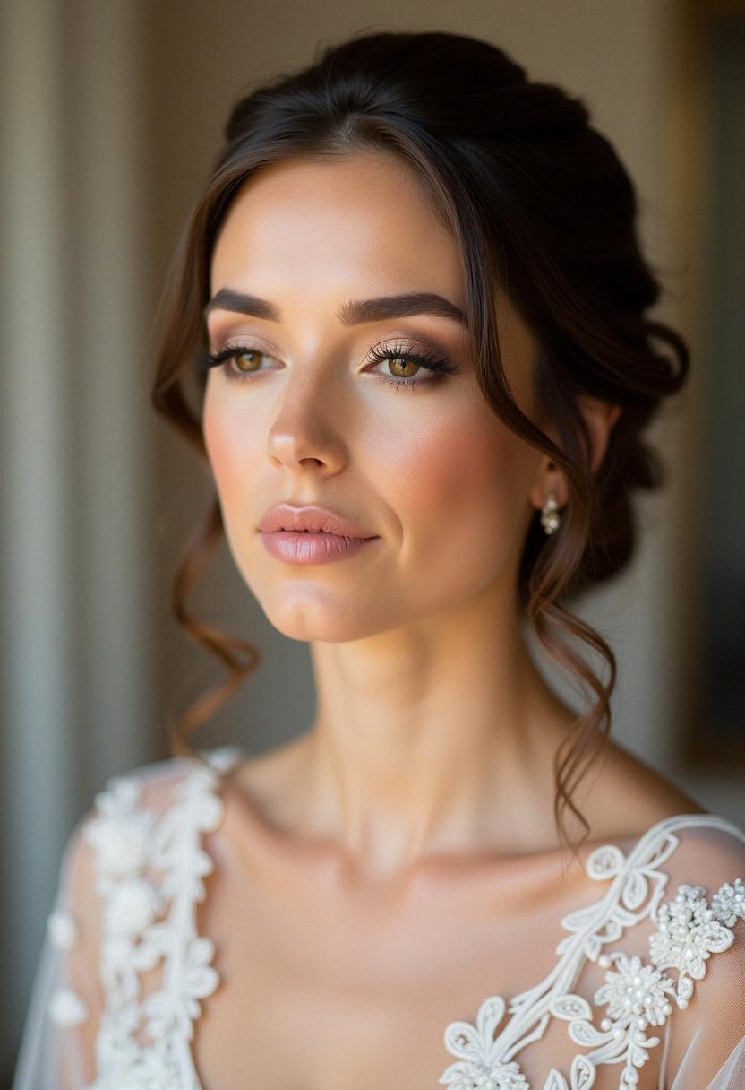 soft glam makeup bridesmaid