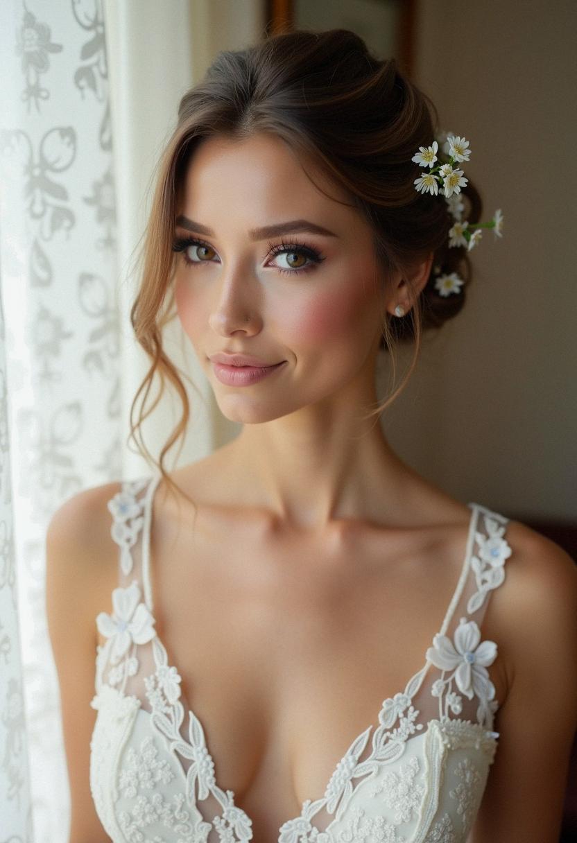 soft glam makeup bridesmaid