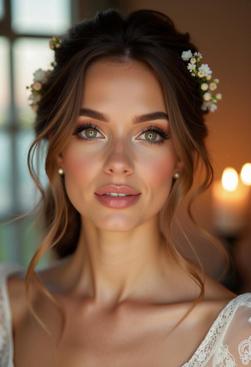 soft glam makeup bridesmaid