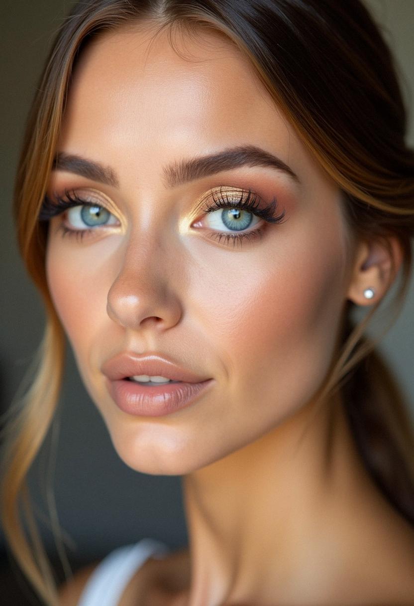 soft glam makeup for blue eyes soft glam makeup for blue eyes