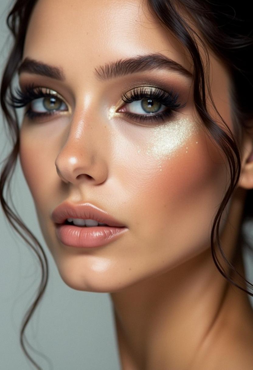 soft glam smokey eye