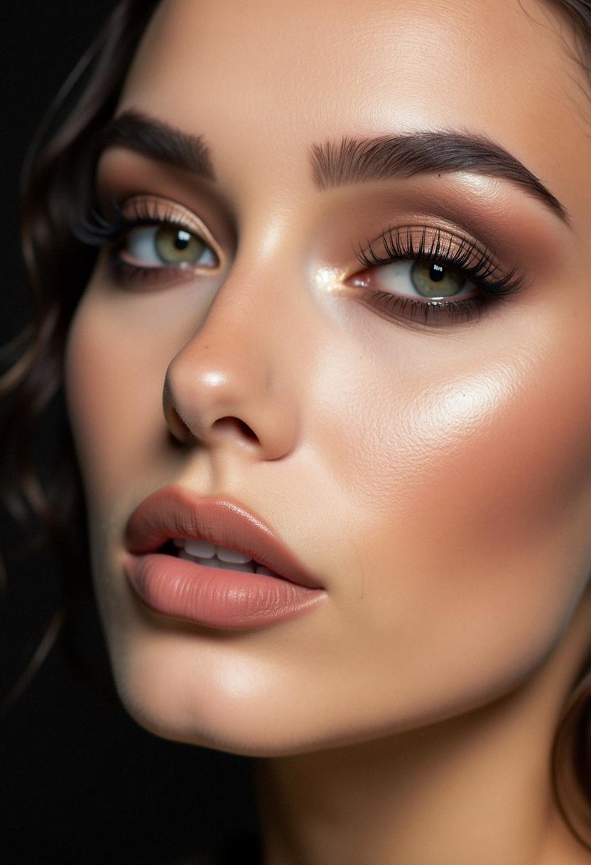 soft glam smokey eye