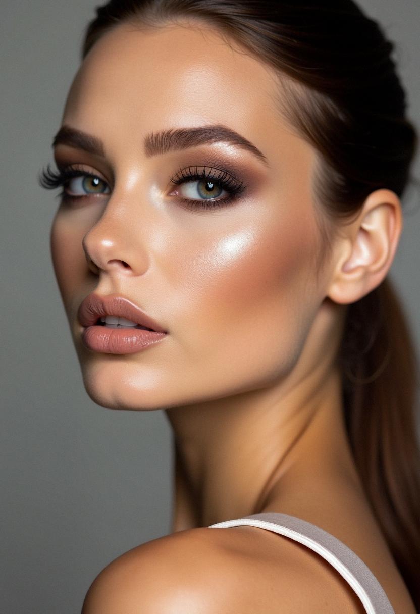 soft glam smokey eye
