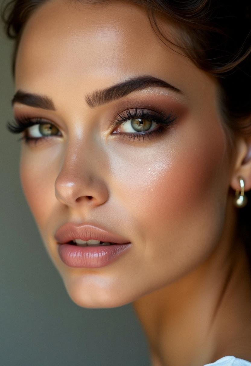 soft glam smokey eye