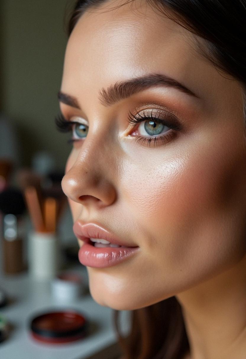 soft glam smokey eye
