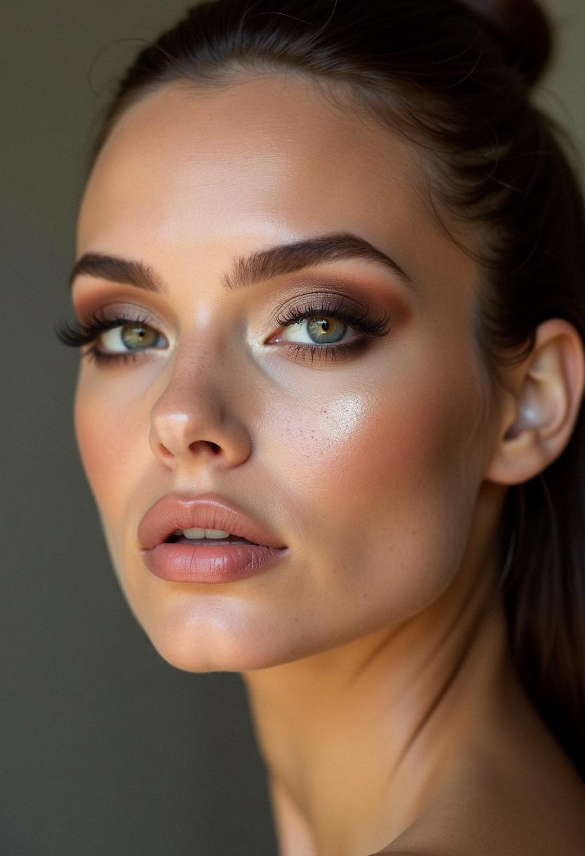 soft glam smokey eye
