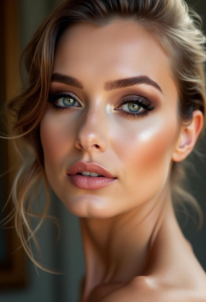 soft glam smokey eye