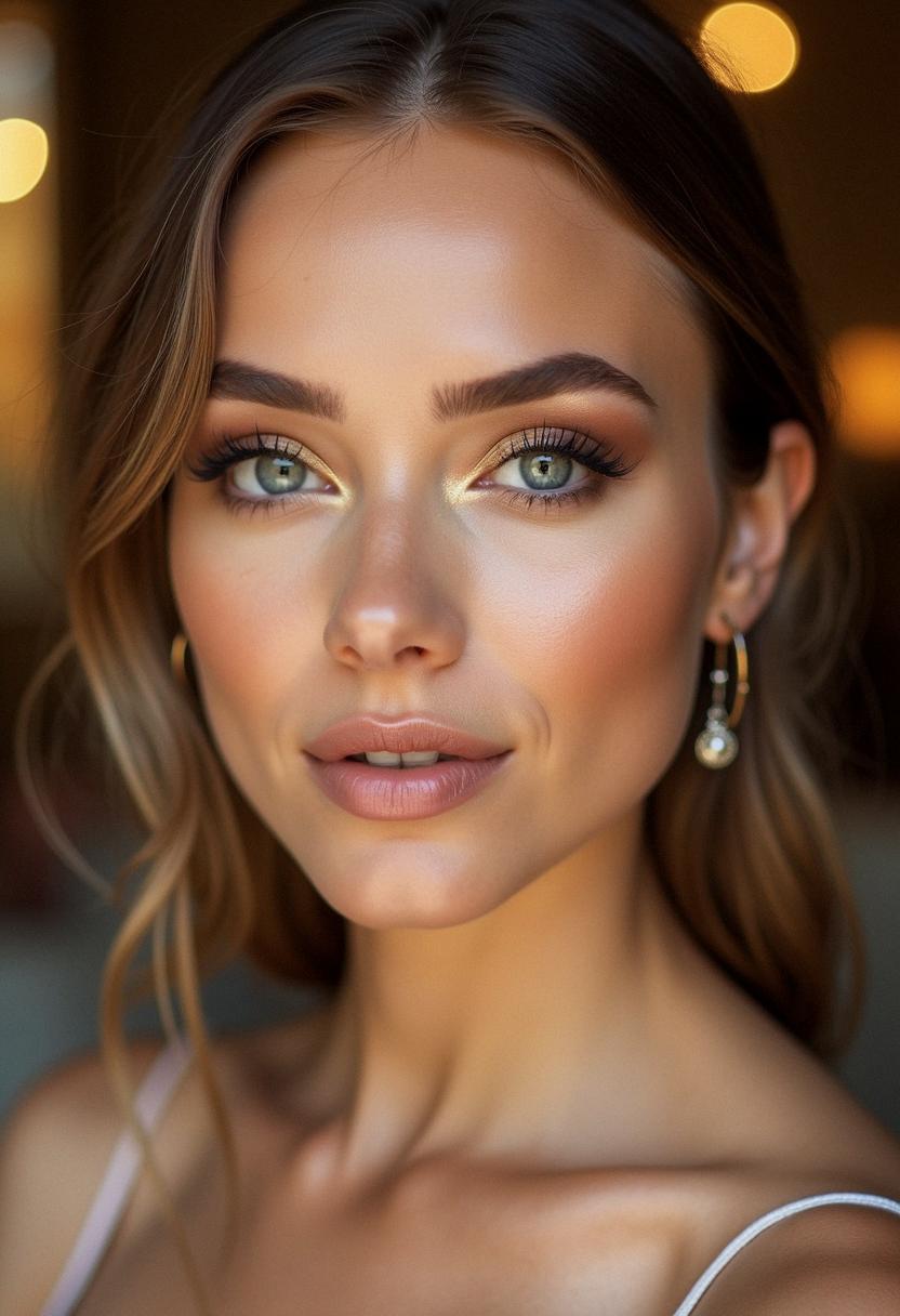 soft glam smokey eye