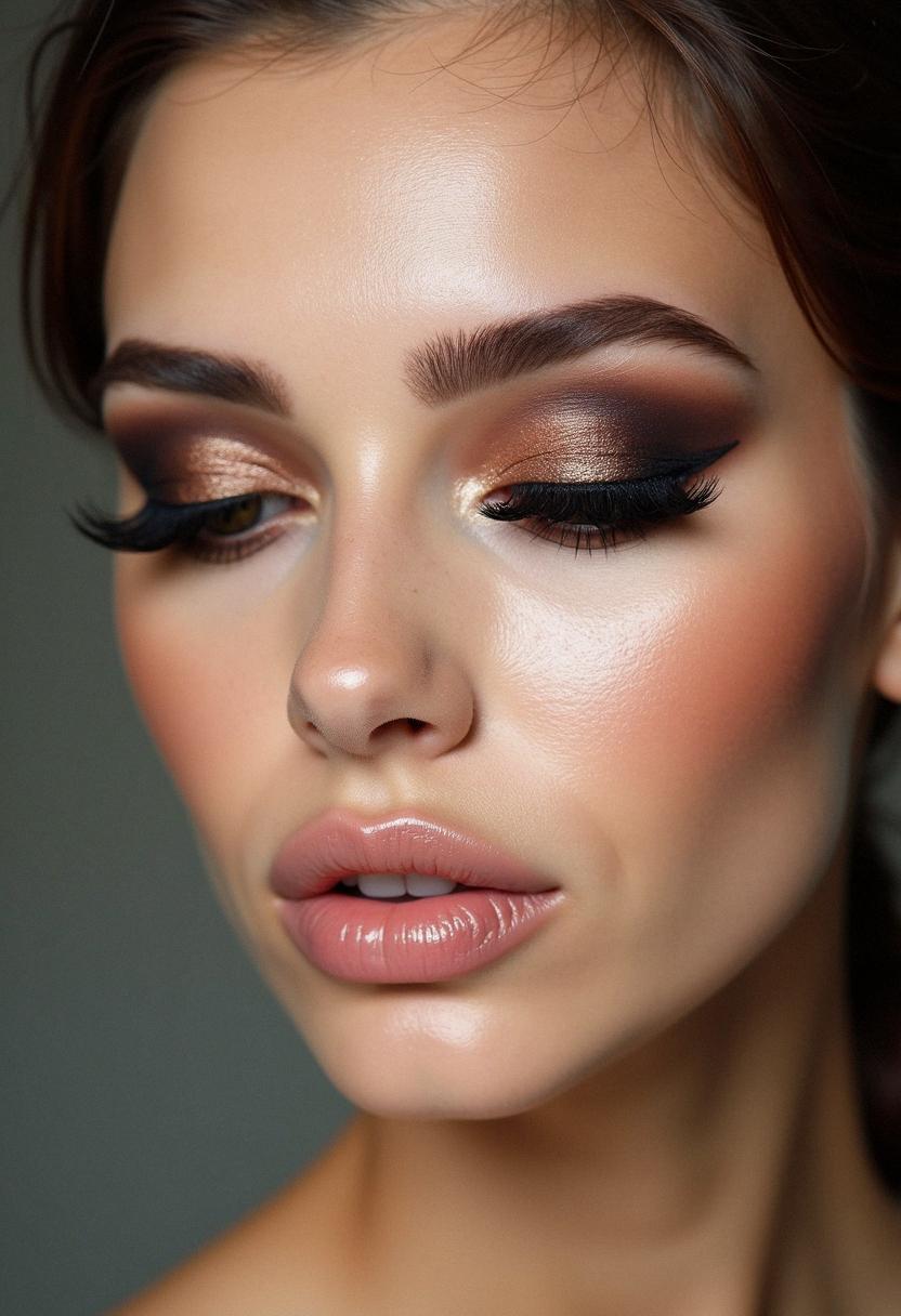 soft glam smokey eye