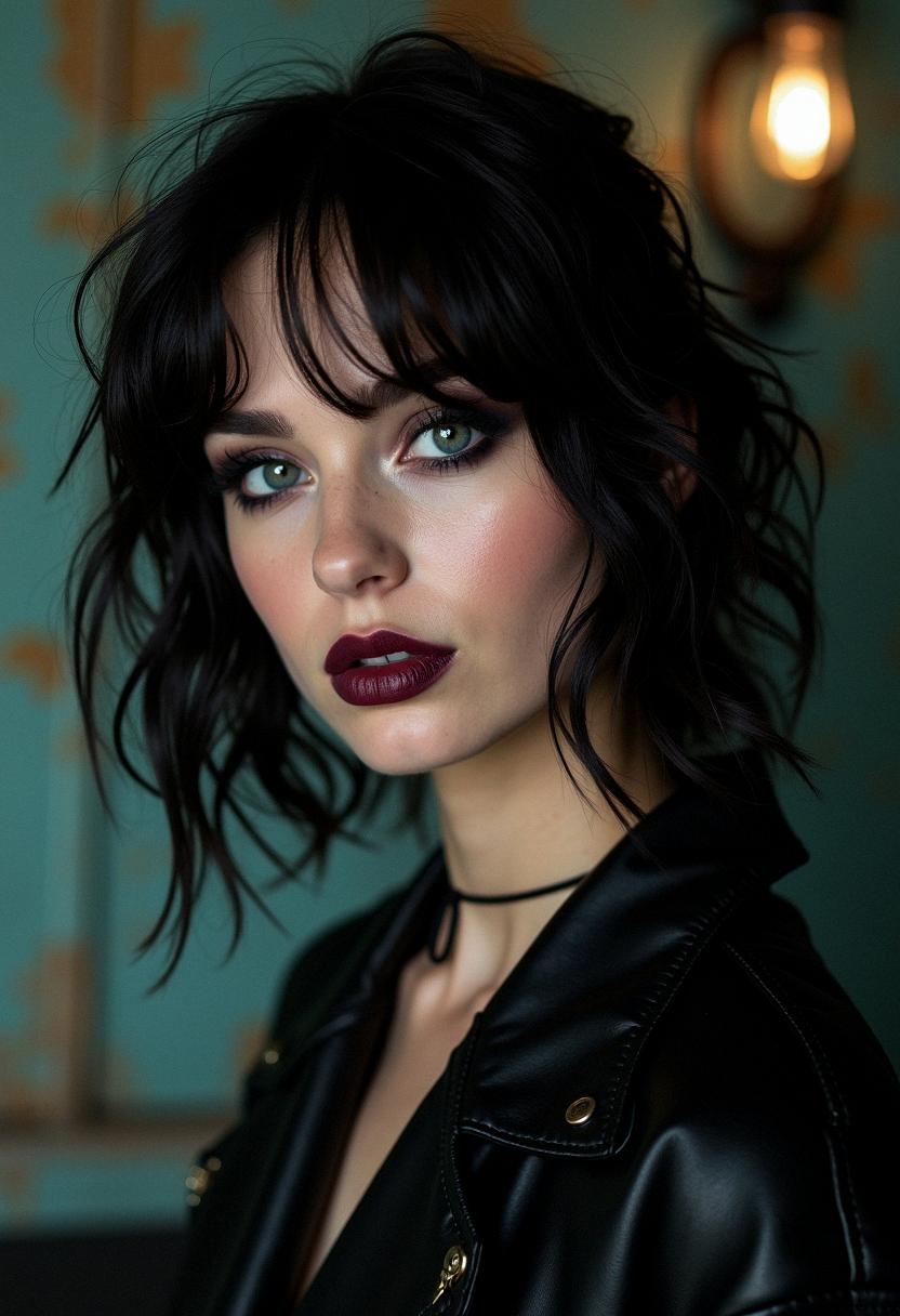 soft goth makeup grunge