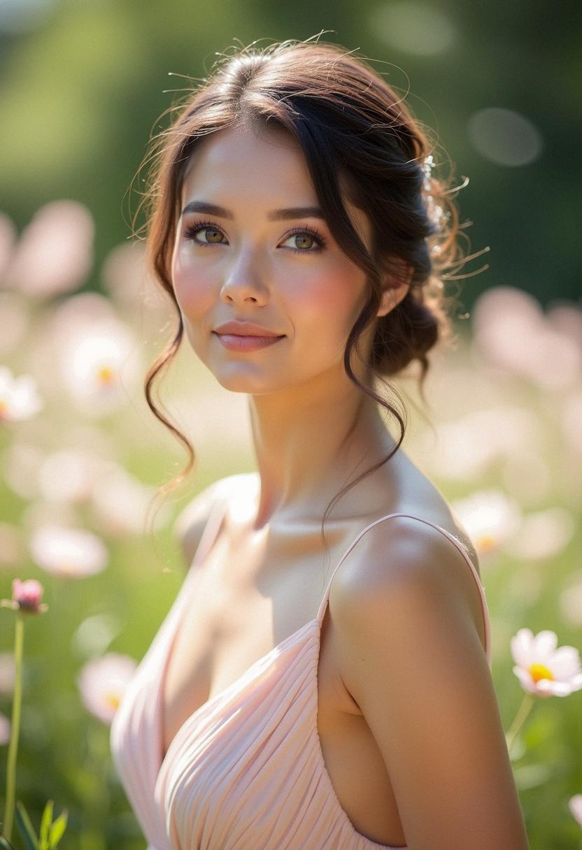 soft makeup bridesmaid