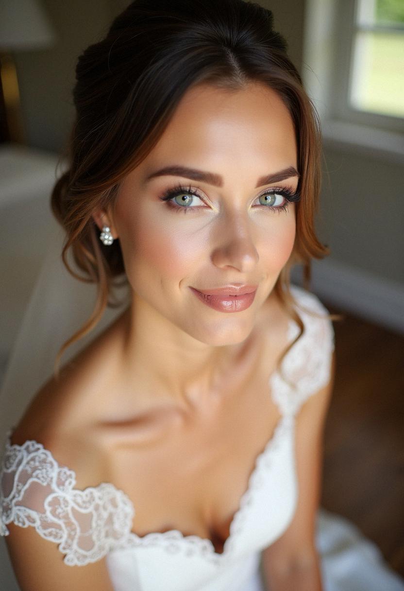 soft makeup bridesmaid