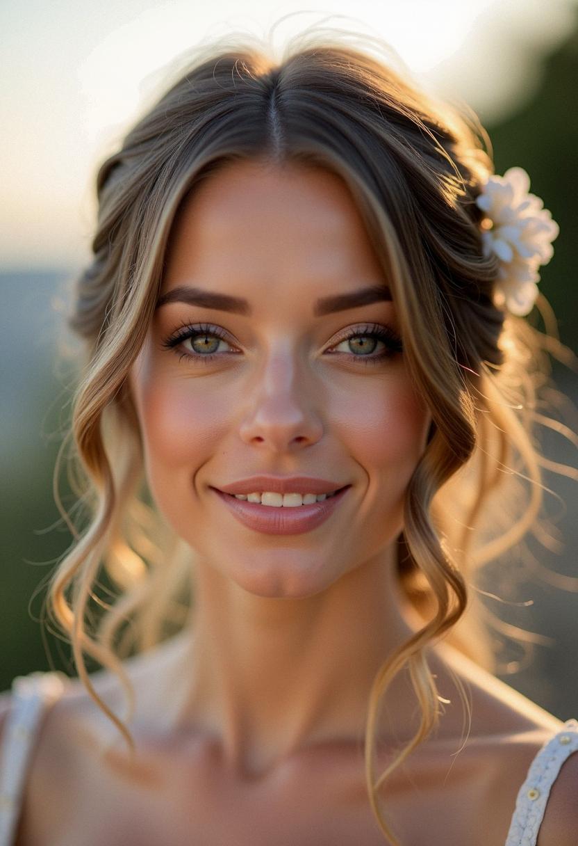 soft makeup bridesmaid