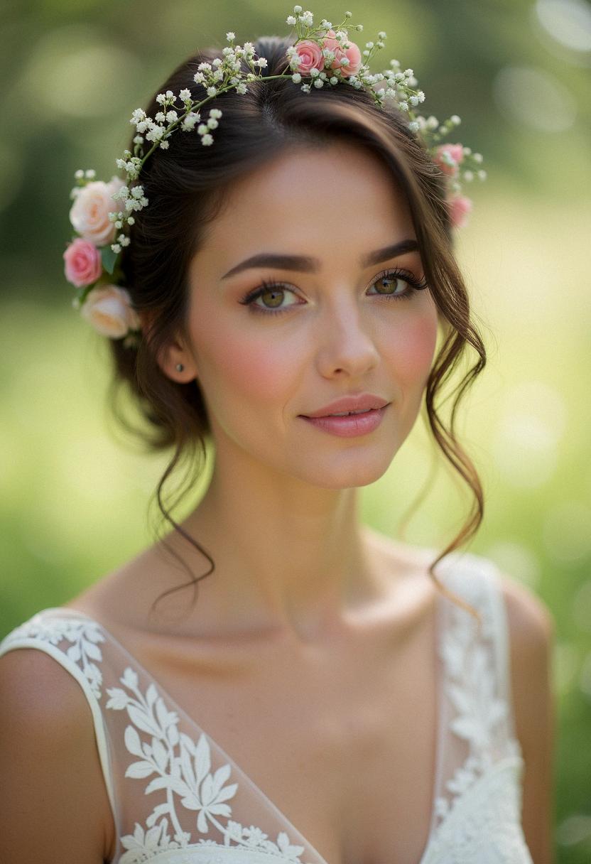 soft makeup bridesmaid