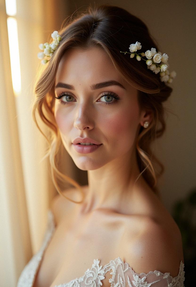 soft makeup bridesmaid