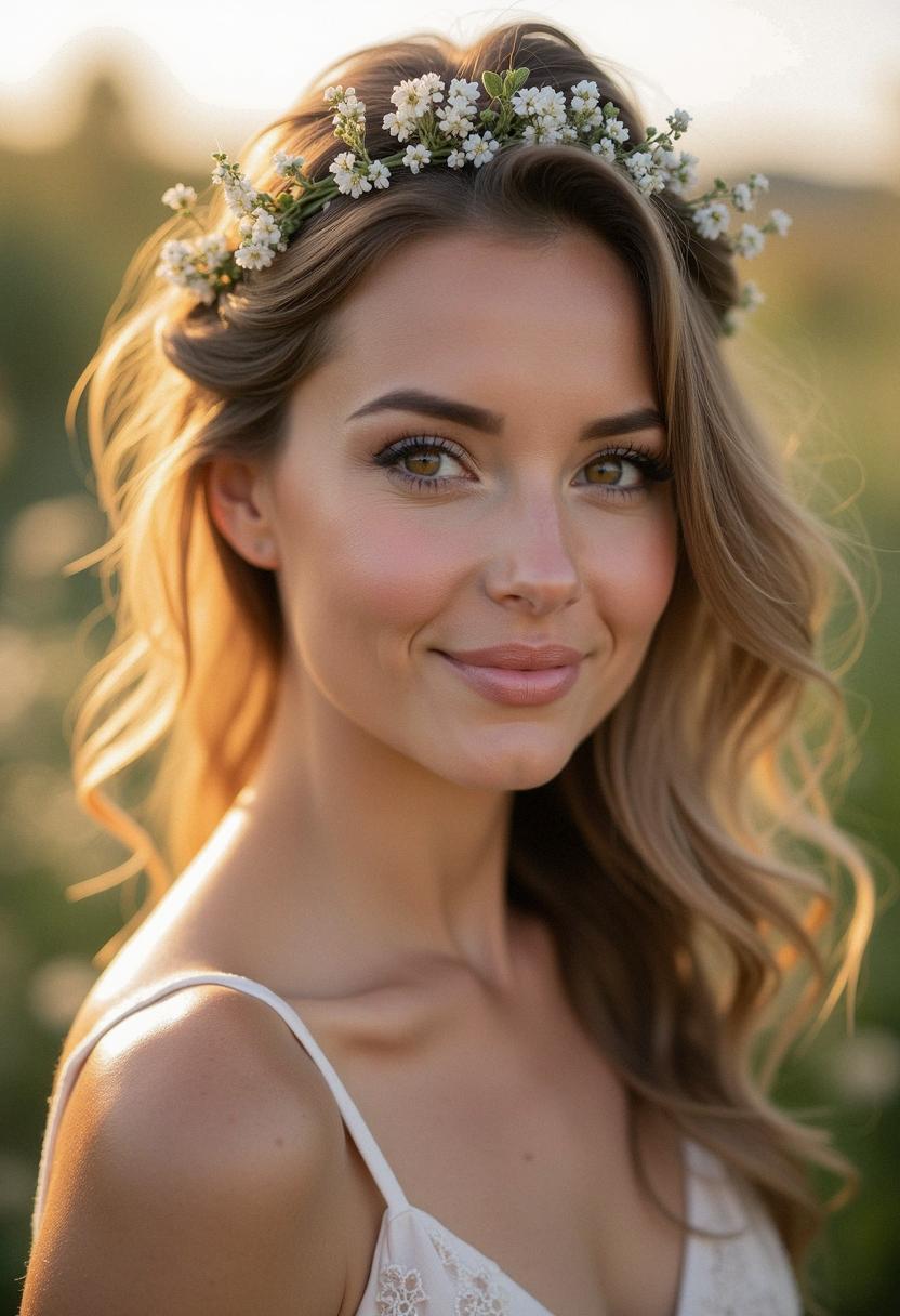 soft makeup bridesmaid