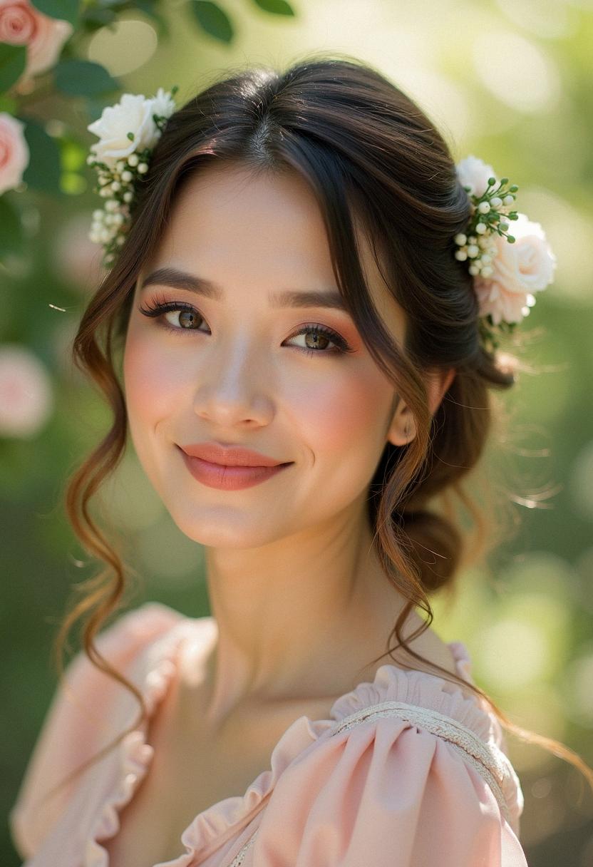 soft makeup bridesmaid
