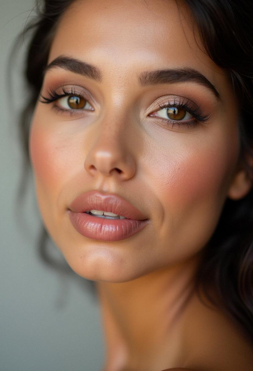 soft makeup latina