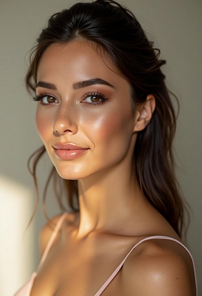 soft makeup latina