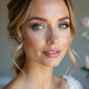 Soft Wedding Makeup For Blue Eyes 00001