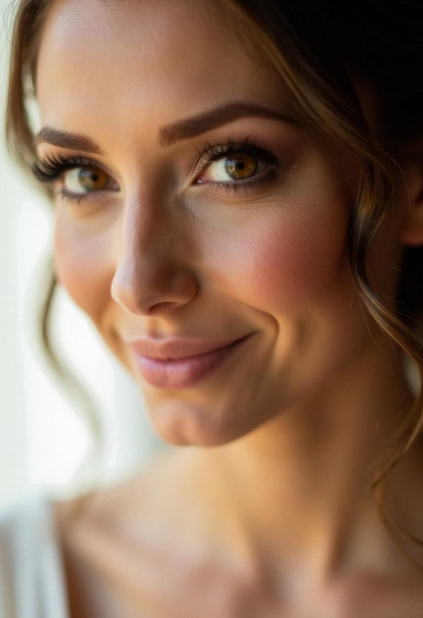 soft wedding makeup for brown eyes