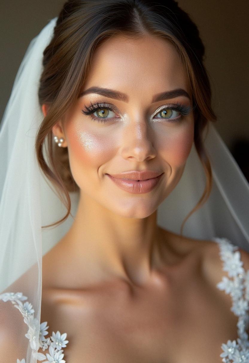 sparkly wedding makeup bride sparkly wedding makeup bride