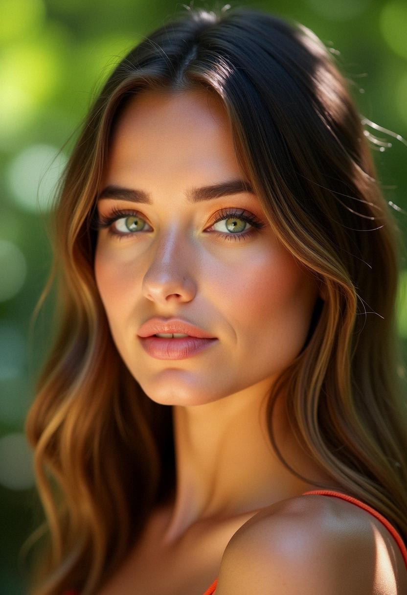 summer makeup green eyes