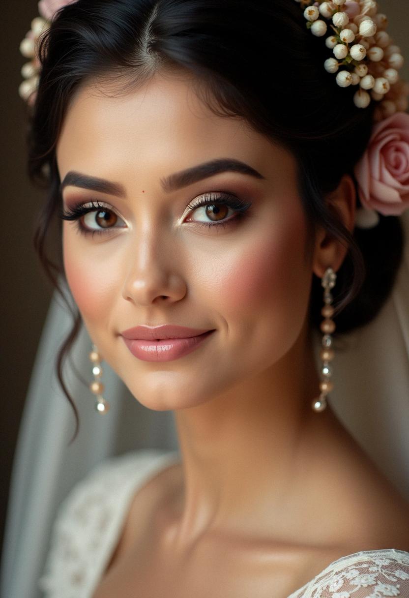 traditional wedding makeup bride