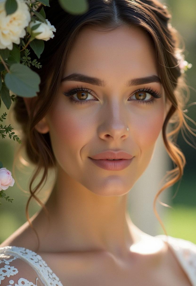 wedding guest makeup brown eyes