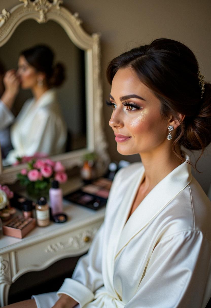 wedding makeup for brown eyes