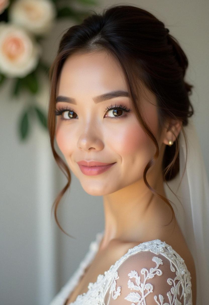 wedding makeup for brown eyes