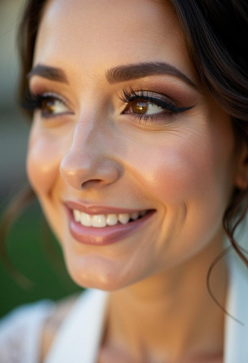 wedding makeup for brown eyes
