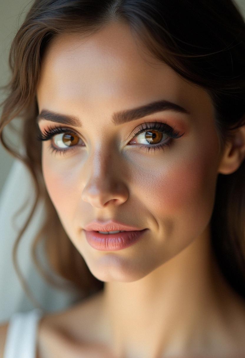 wedding makeup for brown eyes