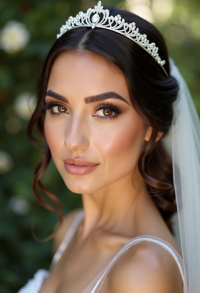 wedding makeup for brown eyes