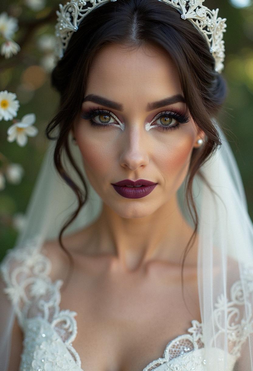 wedding makeup grunge