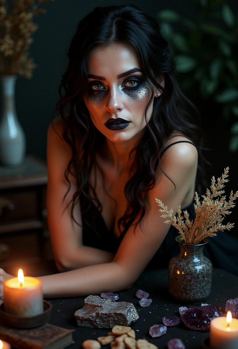 witchy makeup aesthetic